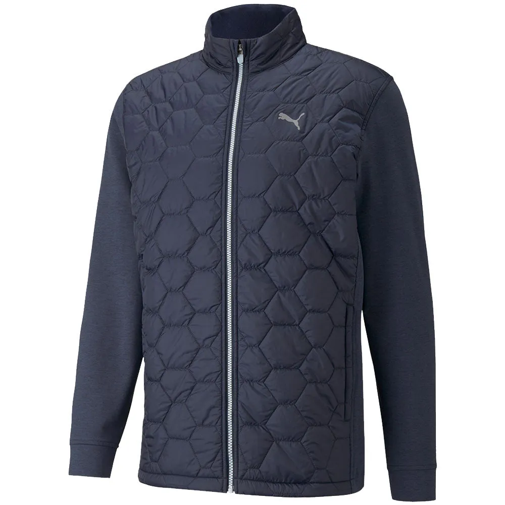 Basic Fit Eco Friendly Coating Puma Cloudspun Primaloft Thermal Wind Jacket - Navy Blazer