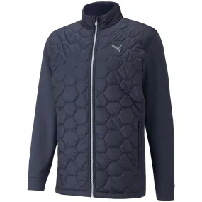 Basic Fit Eco Friendly Coating Puma Cloudspun Primaloft Thermal Wind Jacket - Navy Blazer