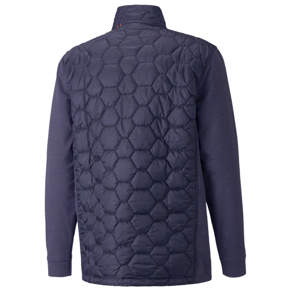 Puma Cloudspun Primaloft Thermal Wind Jacket - Navy Blazer MagneticClosure