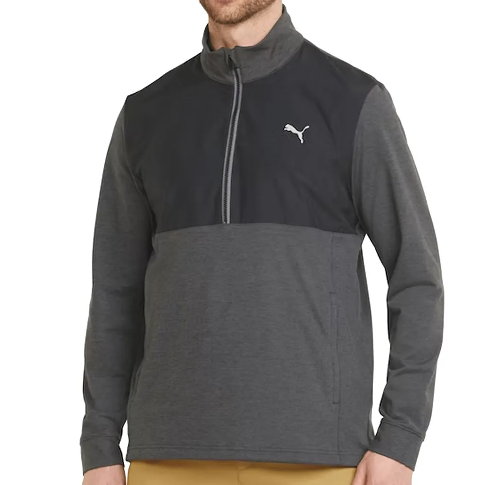 Puma Cloudspun WRMLBL 1/4 Zip Jacket - Black UV Protection Finish