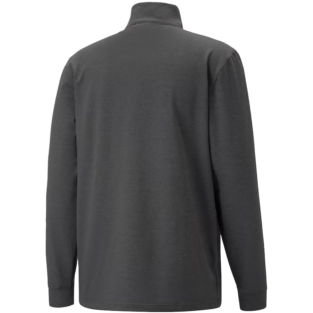 RipResistant Reinforcement Puma Cloudspun WRMLBL 1/4 Zip Jacket - Black