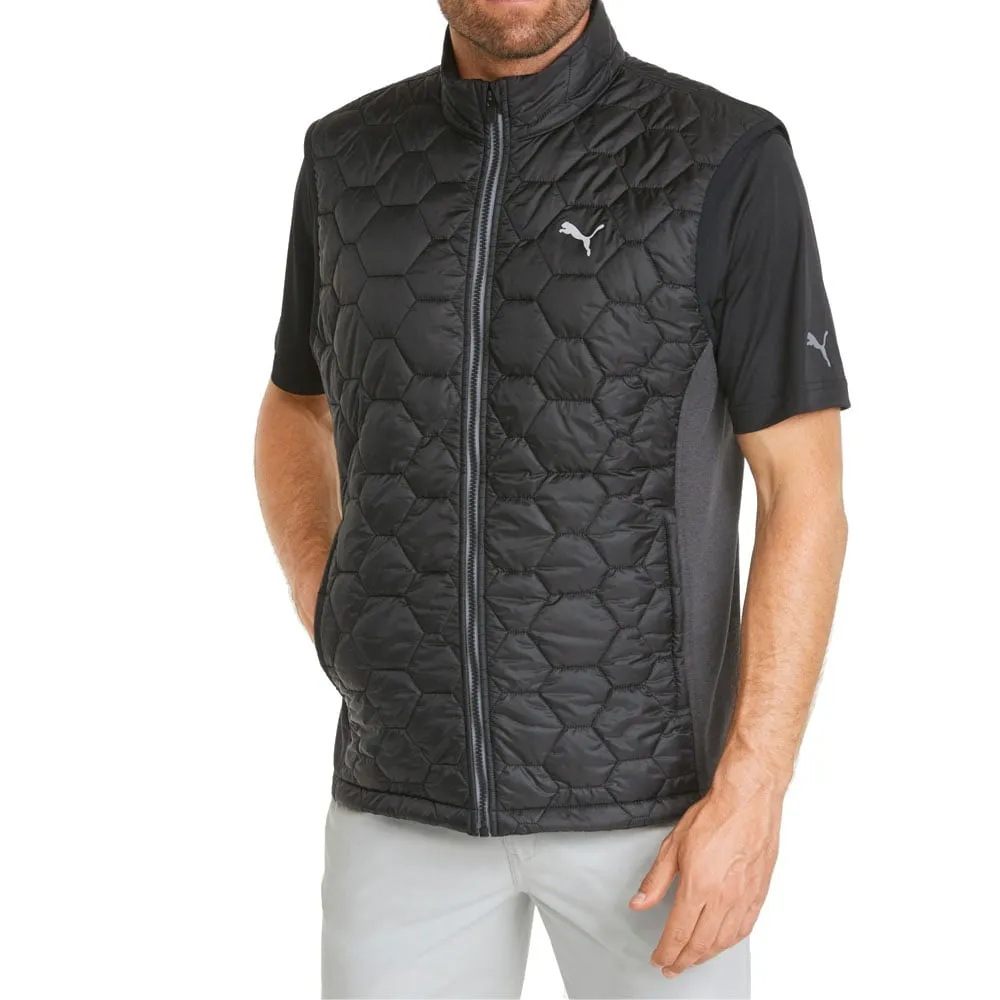 Puma Cloudspun WRMLBL Vest Jacket - Black Advantage appropriate for seasons