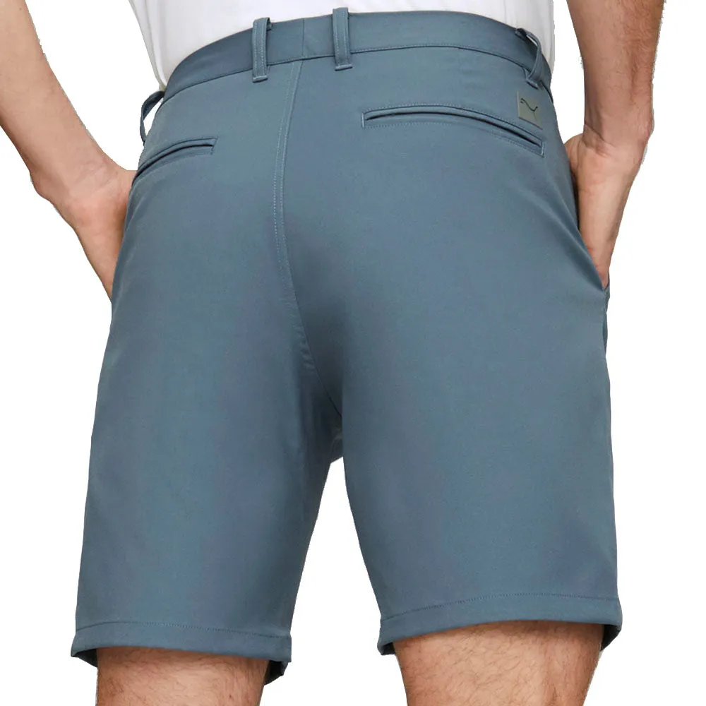 Flexible Gusset Glide On Mobility Cut Puma Dealer 8" Shorts - Evening Sky