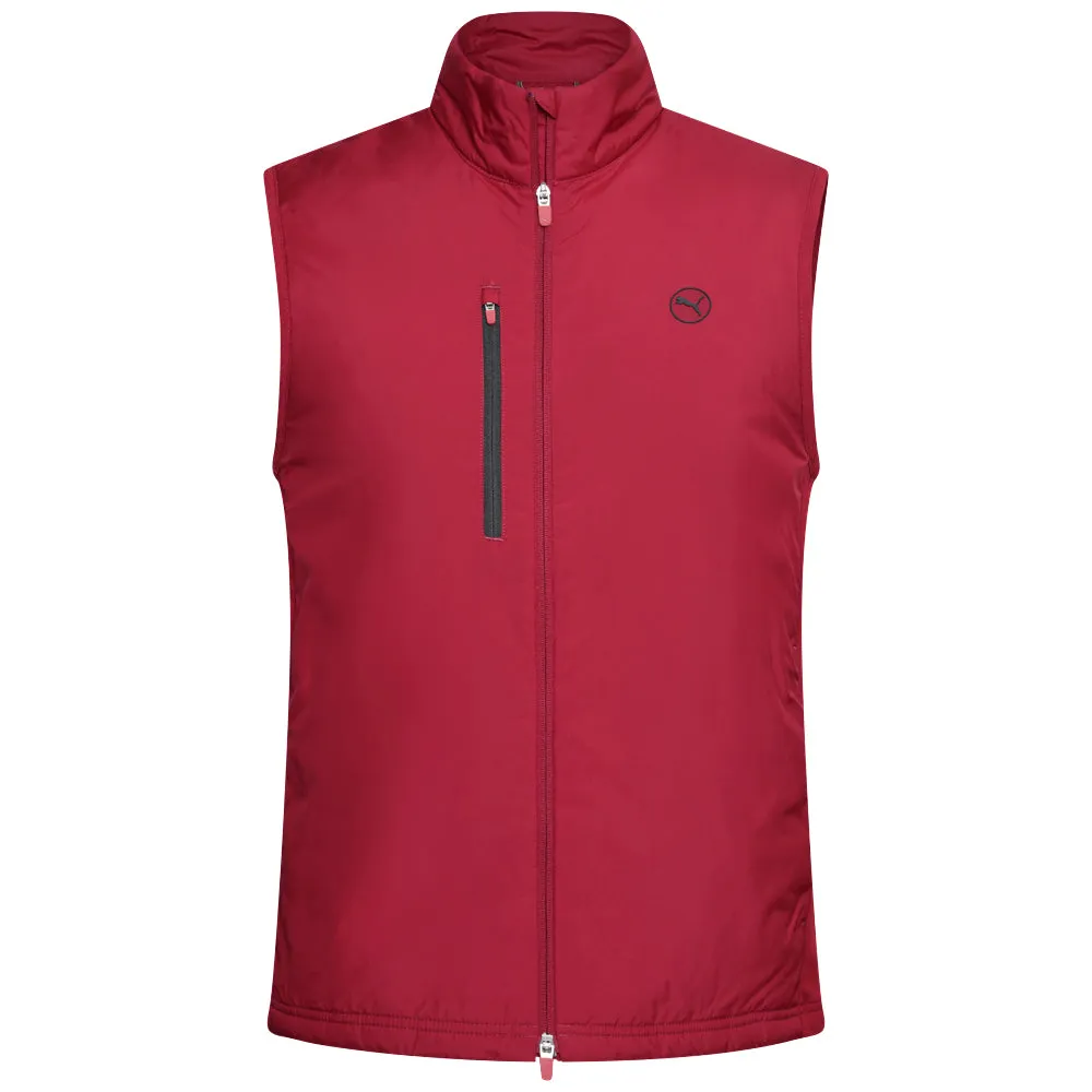 Puma Hielands Vest - Intense Red Solid night look