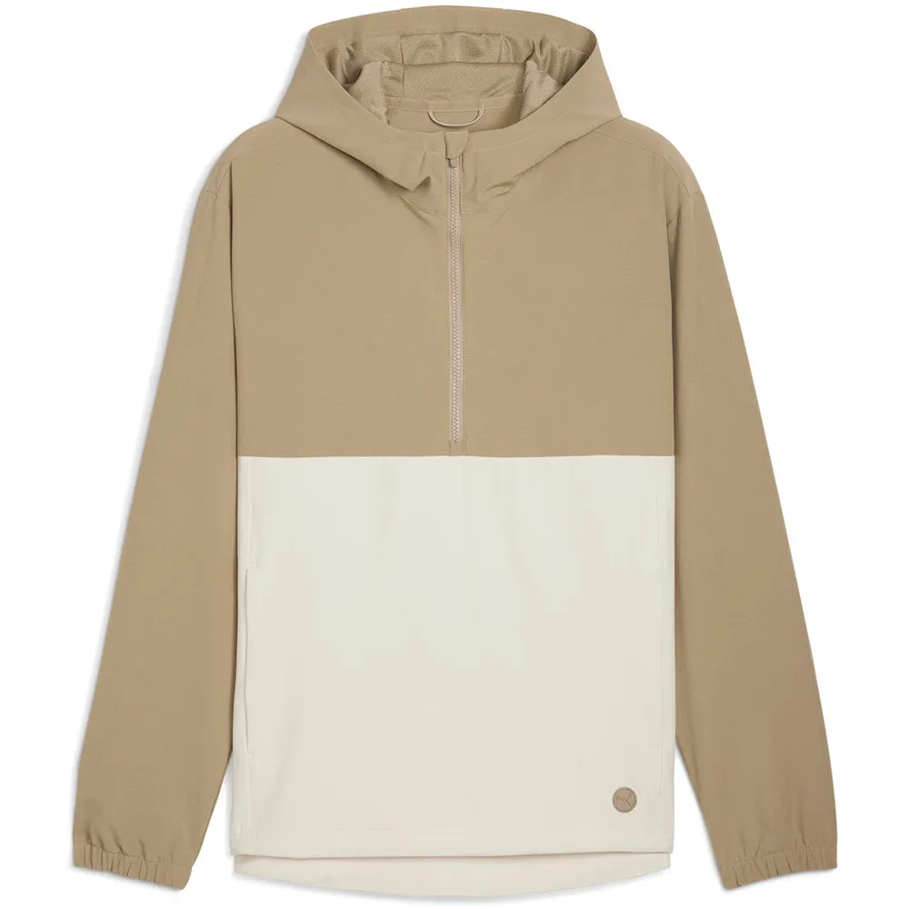 Puma Ripguard Anorak 1/4 Zip Jacket - Ice Coffee Anti Pilling Finish Compact Design