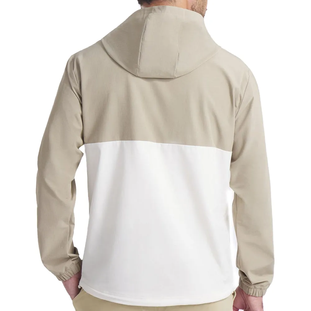 Puma Ripguard Anorak 1/4 Zip Jacket - Ice Coffee Reinforced Collar Structure