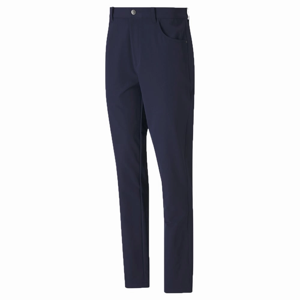 Minimal Fit Snag Resistant Fabric Puma 5 Pocket Utility Trousers - Peacoat