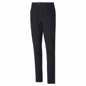 Puma 5 Pocket Utility Trousers - Puma Black Casual Chic Look Lounge-friendly