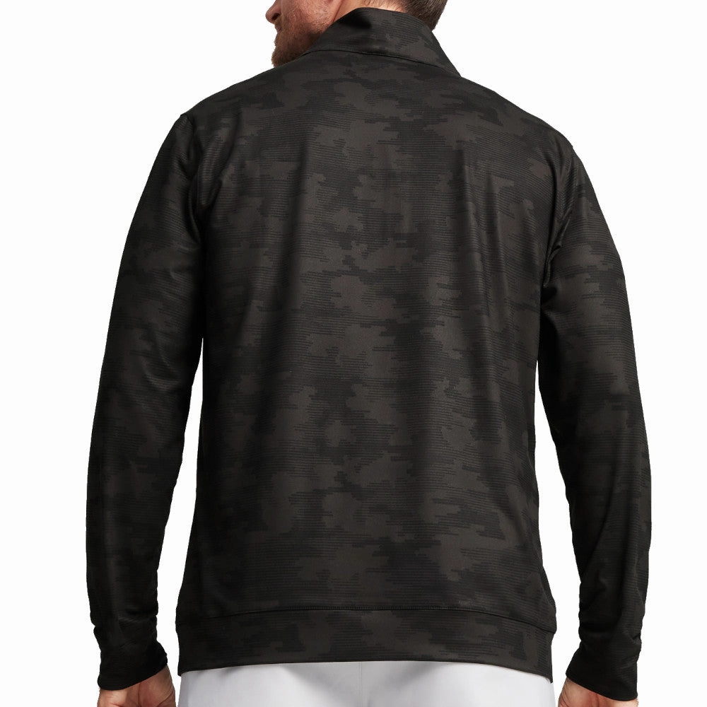 Relaxed Street Puma Cloudspun Camo 1/4 Zip Pullover - Black