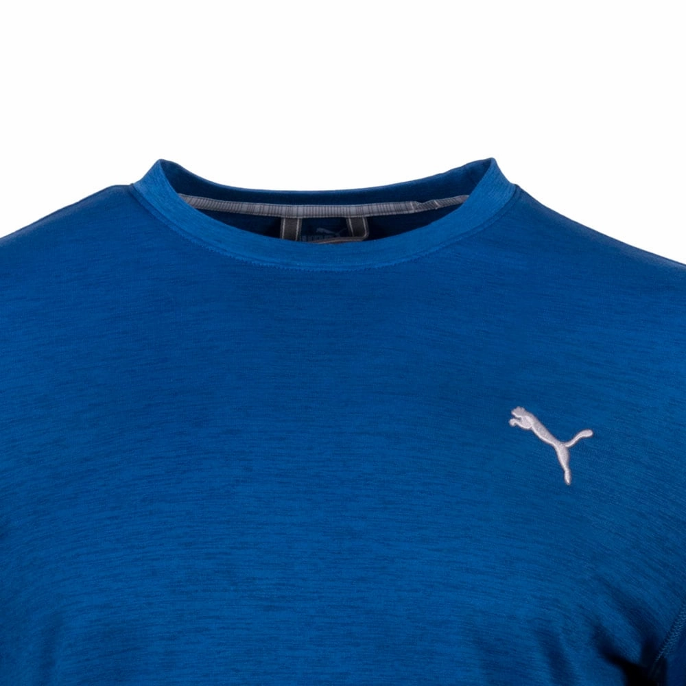 Cool Comfort Puma Cloudspun Crewneck Sweater - Bright Cobalt/Heather
