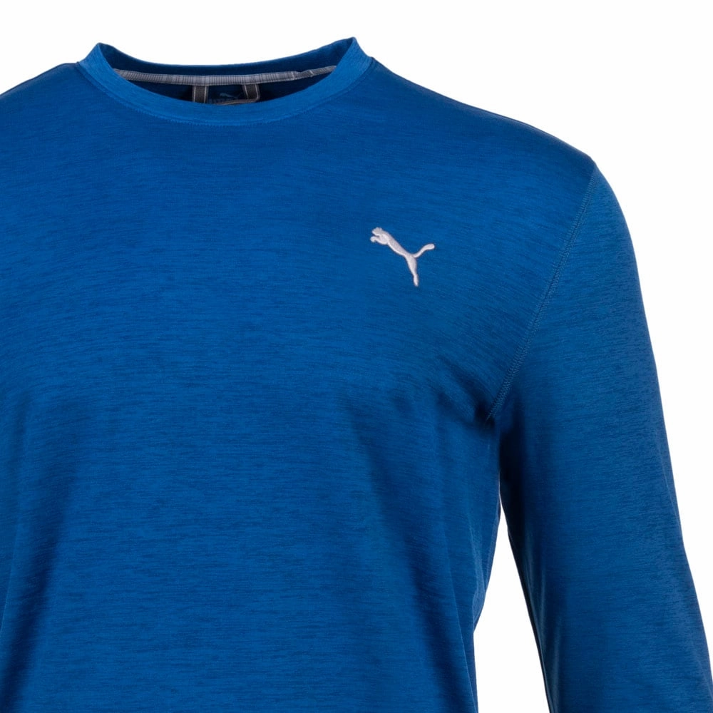 Puma Cloudspun Crewneck Sweater - Bright Cobalt/Heather Cold Day Wear product houndstooth sophistication