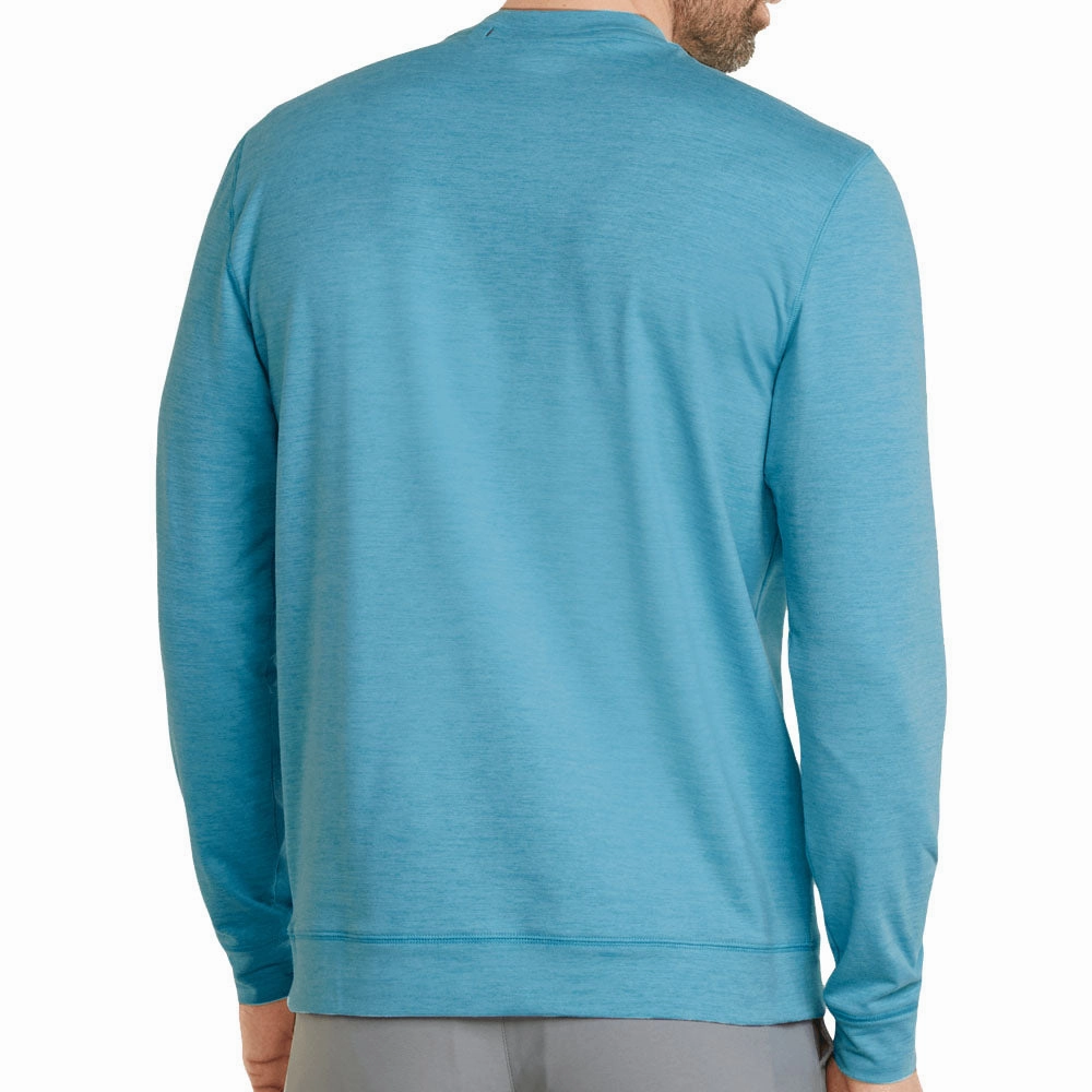 product gym readiness Puma Cloudspun Crewneck Sweater - Dusty Aqua Heather