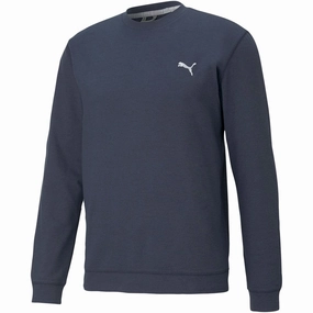 Puma Cloudspun Crewneck Sweater - Navy Blazer/Heather Trendy Outerwear