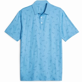 Puma Cloudspun Echo Polo Shirt - Regal Blue/Navy Blazer Everyday Comfort