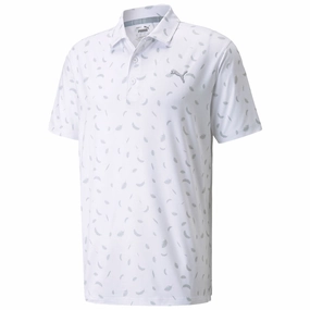Puma Cloudspun Feathers Polo - High Rise/Bright White Athletic and Cool Soft Design