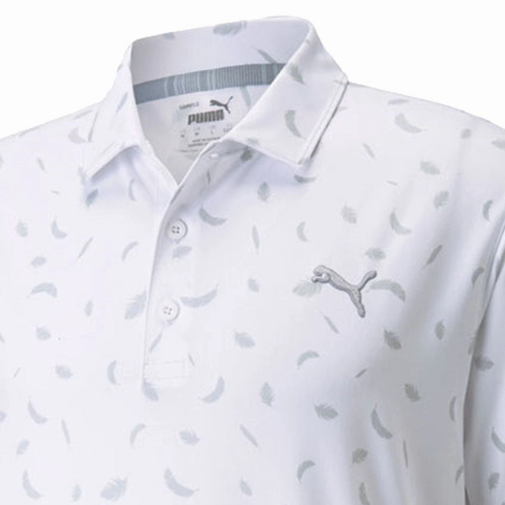 Puma Cloudspun Feathers Polo - High Rise/Bright White Essential Wardrobe