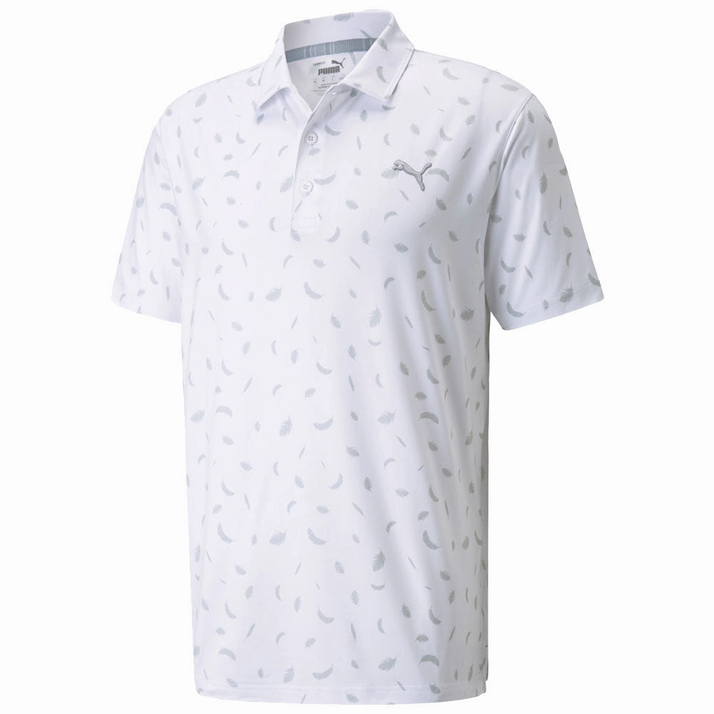 Puma Cloudspun Feathers Polo - High Rise/Bright White Athletic and Cool Soft Design