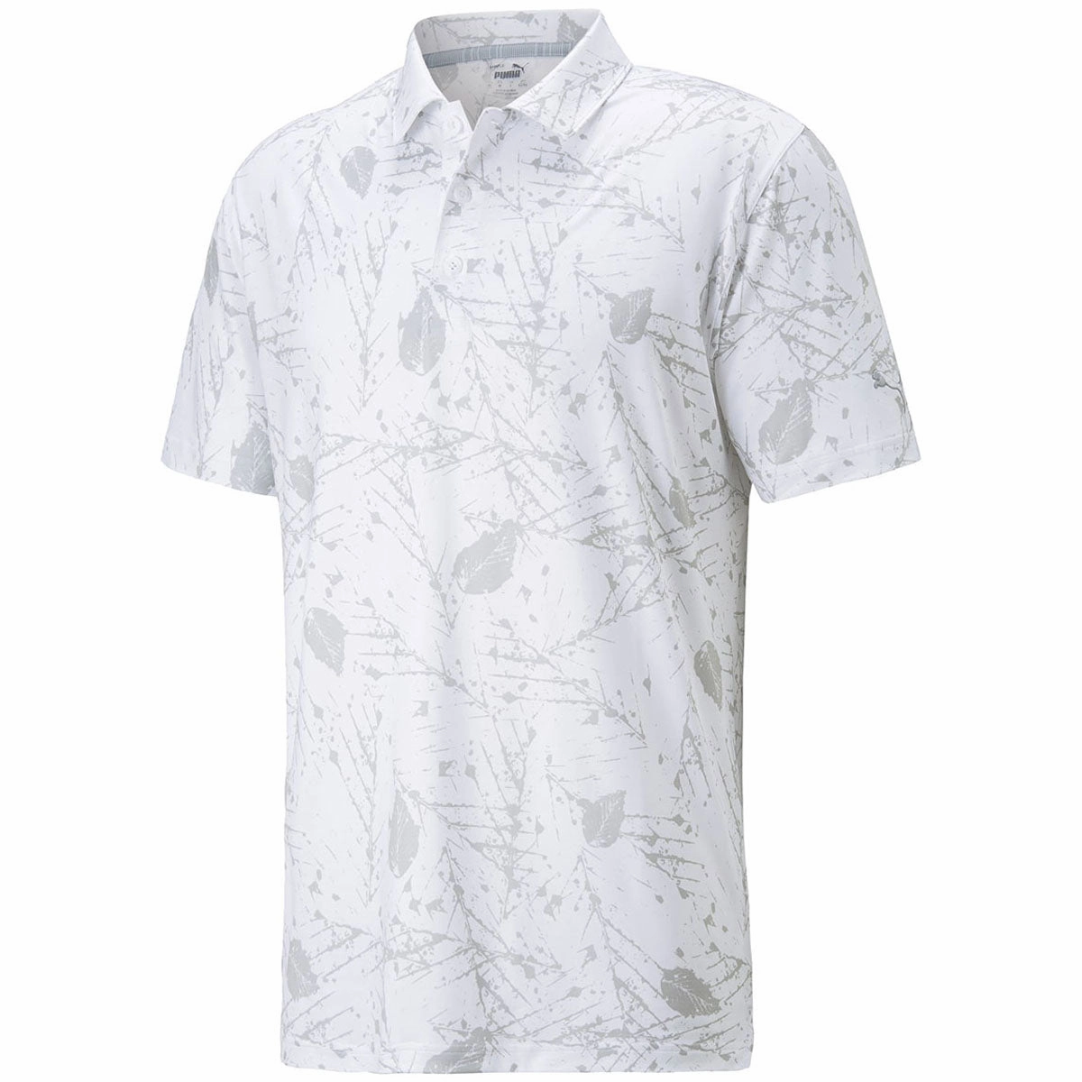 Outdoor Essentials Fashion Layer Puma Cloudspun Frequency Polo Shirt - Bright White/High Rise