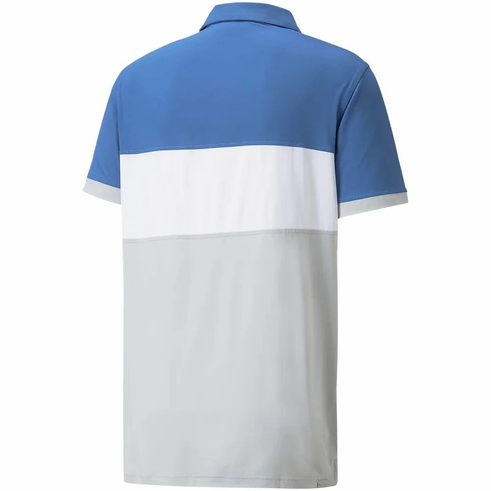 HighThreadCount Puma Cloudspun Highway Polo Shirt - Bright Cobalt/High Rise