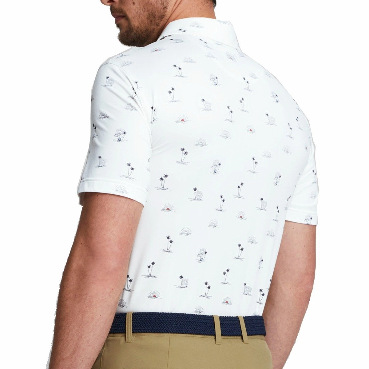 Puma Cloudspun Horizons Polo Shirt - Bright White/Heartfelt Breathable apparel Relaxed Look