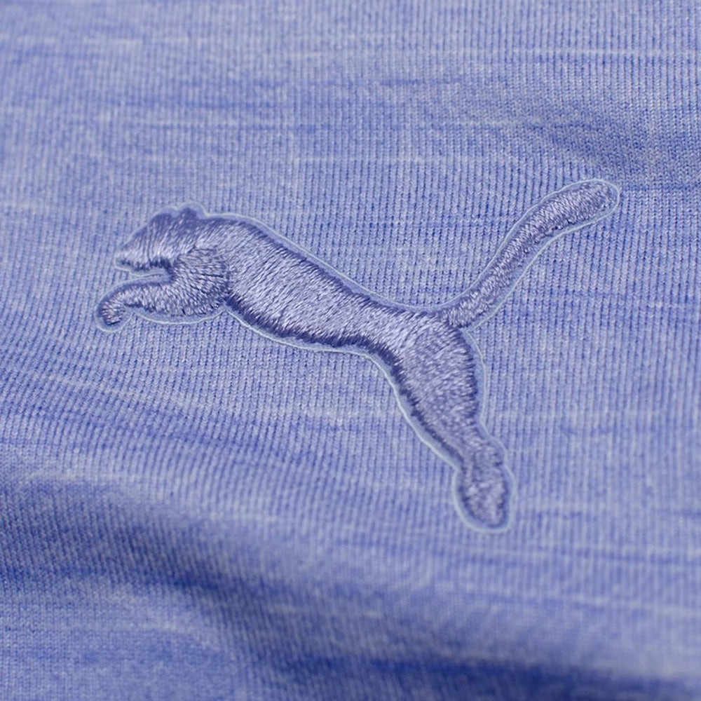 Puma Cloudspun Leaflet Polo Shirt - Lavender Pop Heather Modern Layer Active Look