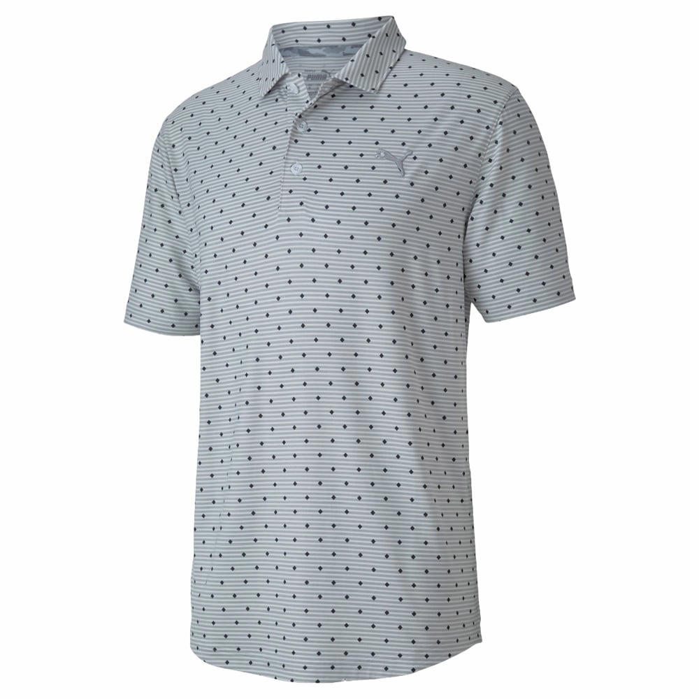 Puma Cloudspun Scatter Polo Shirt - High Rise Comfortable and Chic