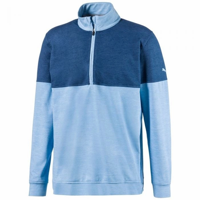 Puma Cloudspun Warm Up 1/4 Zip Pullover - Blue Bell product budget friendly Trend Focus