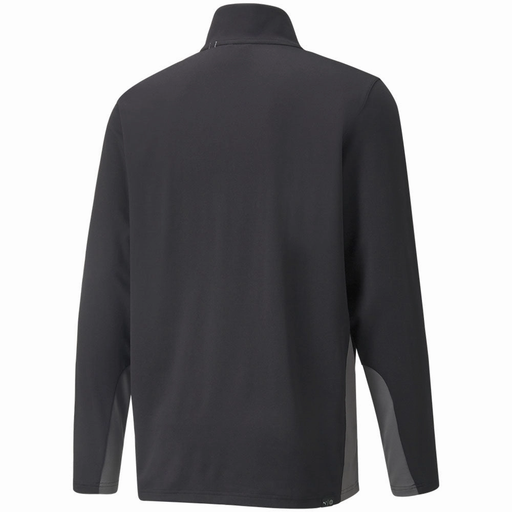 camping suitable Comfort Apparel Puma Gamer 1/4 Zip Pullover - Black