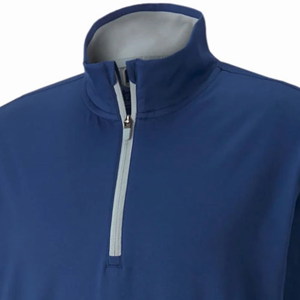 Matte Finish product weekday wear practicality Puma Gamer 1/4 Zip Pullover - Blazing Blue/High Rise