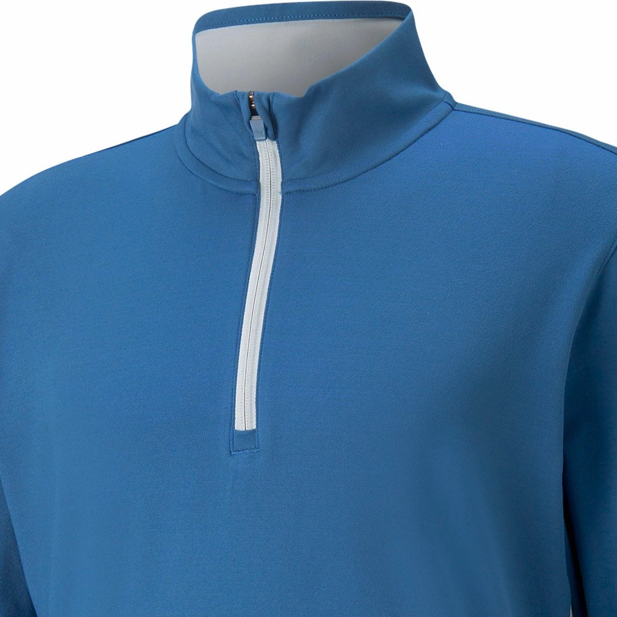 Cold-Weather Gear Puma Gamer 1/4 Zip Pullover - Lake Blue/High Rise