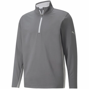 Corduroy Puma Gamer 1/4 Zip Pullover - Quiet Shade