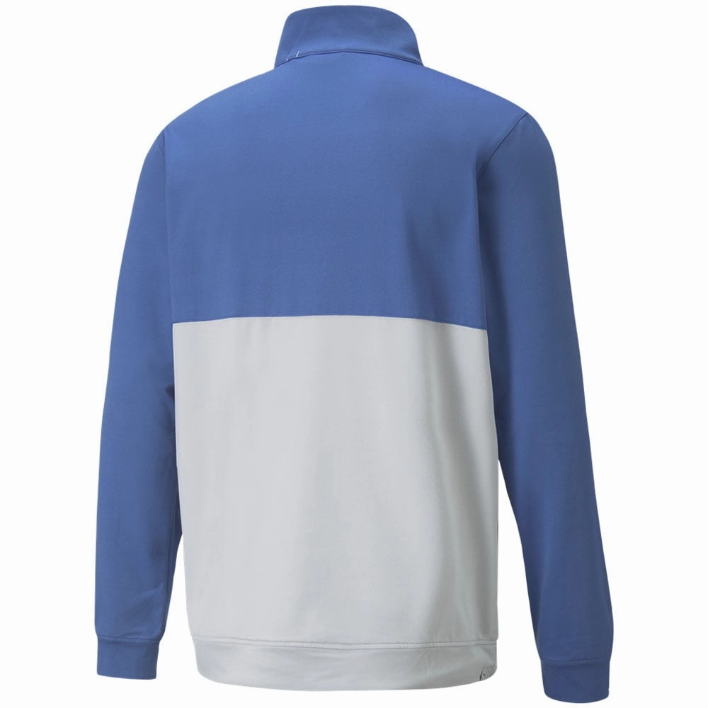 Puma Gamer Colour Block 1/4 Zip Pullover - Bright Cobalt/High Rise Casual Layers Tall