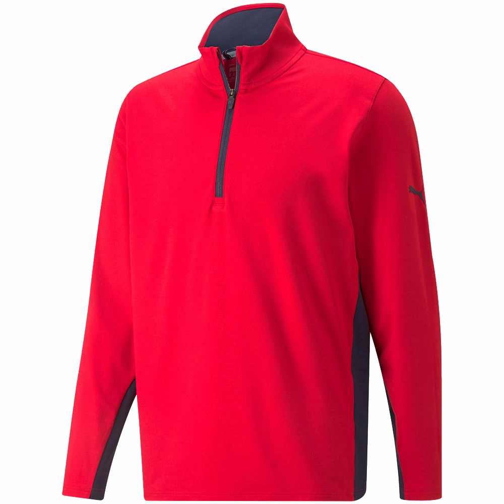 Puma Gamer Colour Block 1/4 Zip Pullover - Ski Patrol product marketing Urban Bold