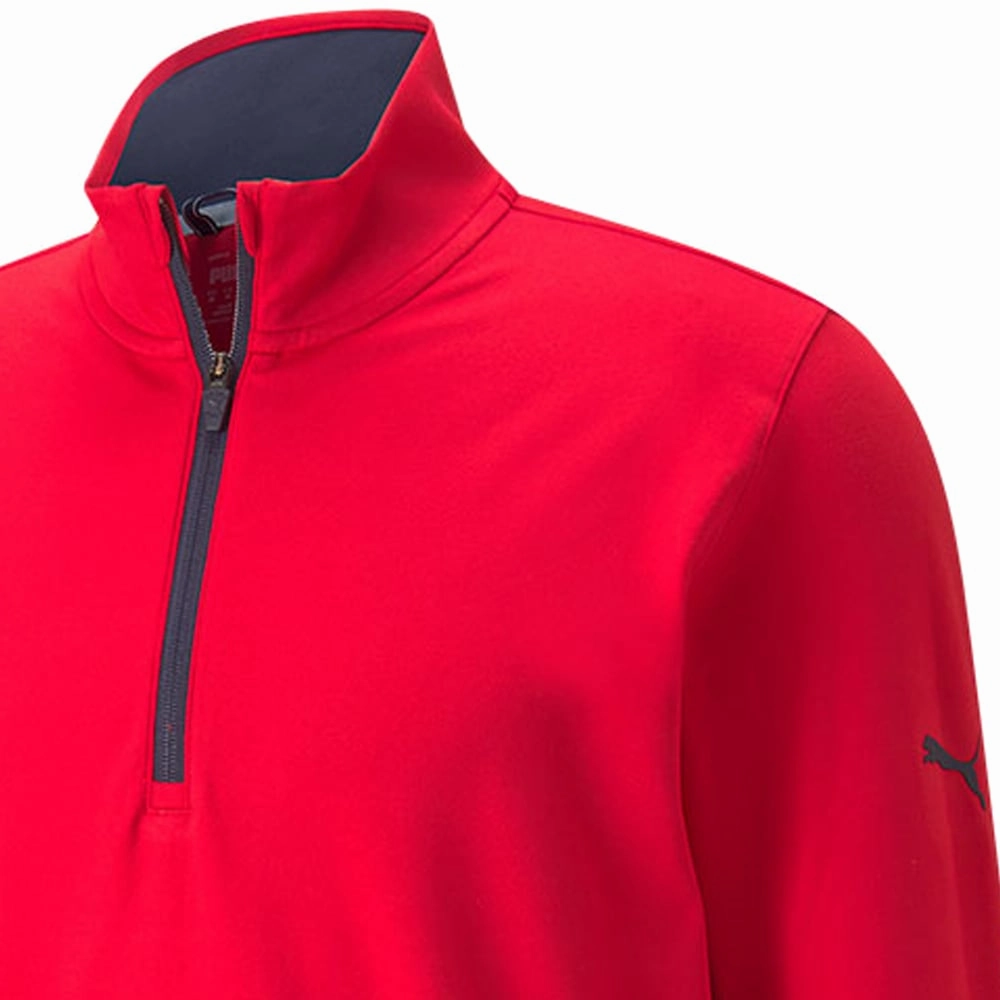Puma Gamer Colour Block 1/4 Zip Pullover - Ski Patrol Street-Ready Wear