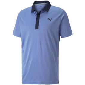 outdoor concert Outdoor Leisure Look Puma Gamer Polo Shirt - Lavender Pop/Navy Blazer