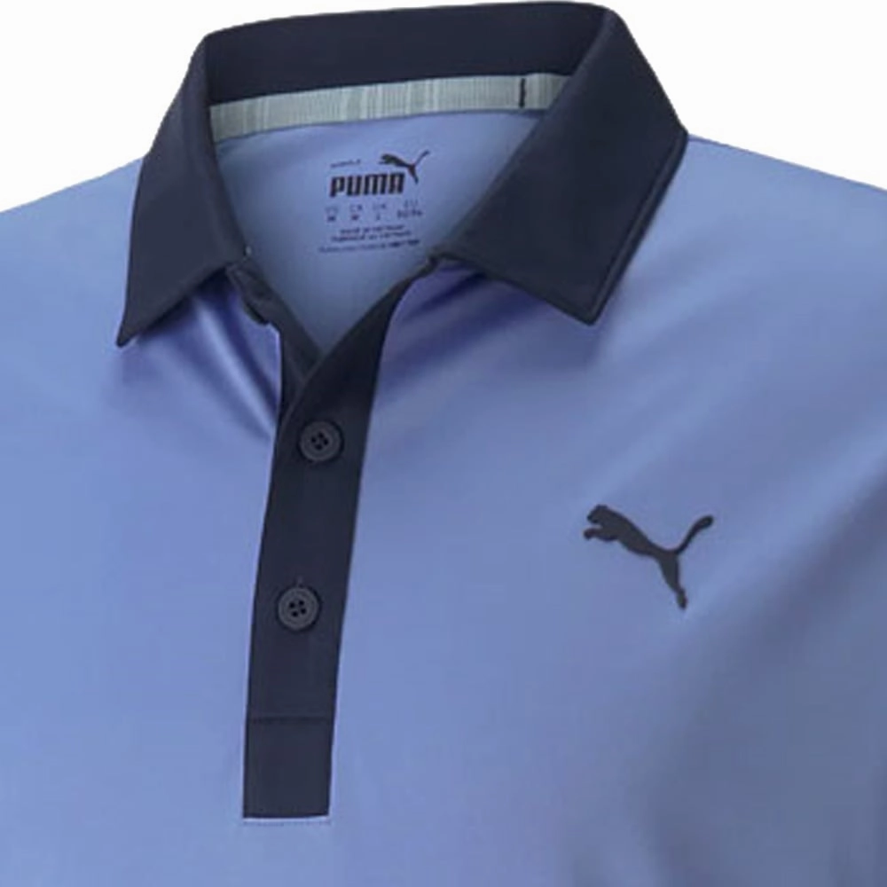 Perfect for Outdoors Puma Gamer Polo Shirt - Lavender Pop/Navy Blazer