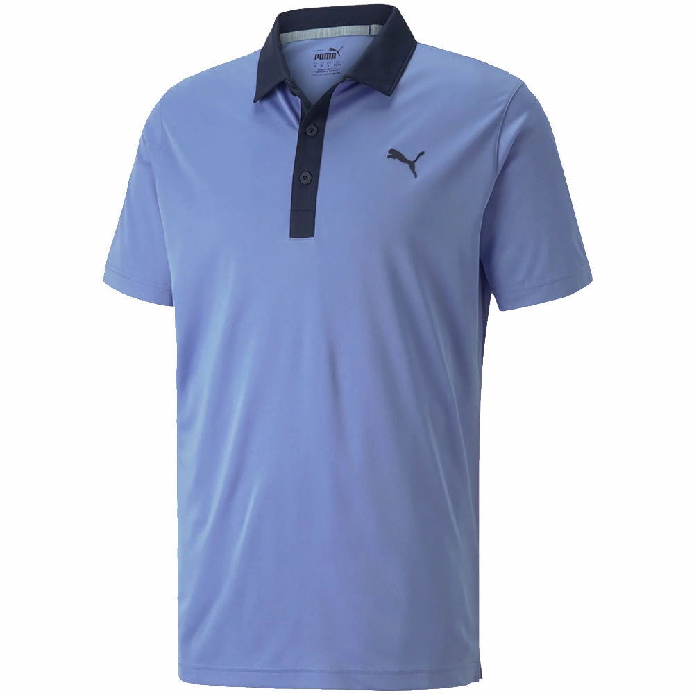 outdoor concert Outdoor Leisure Look Puma Gamer Polo Shirt - Lavender Pop/Navy Blazer