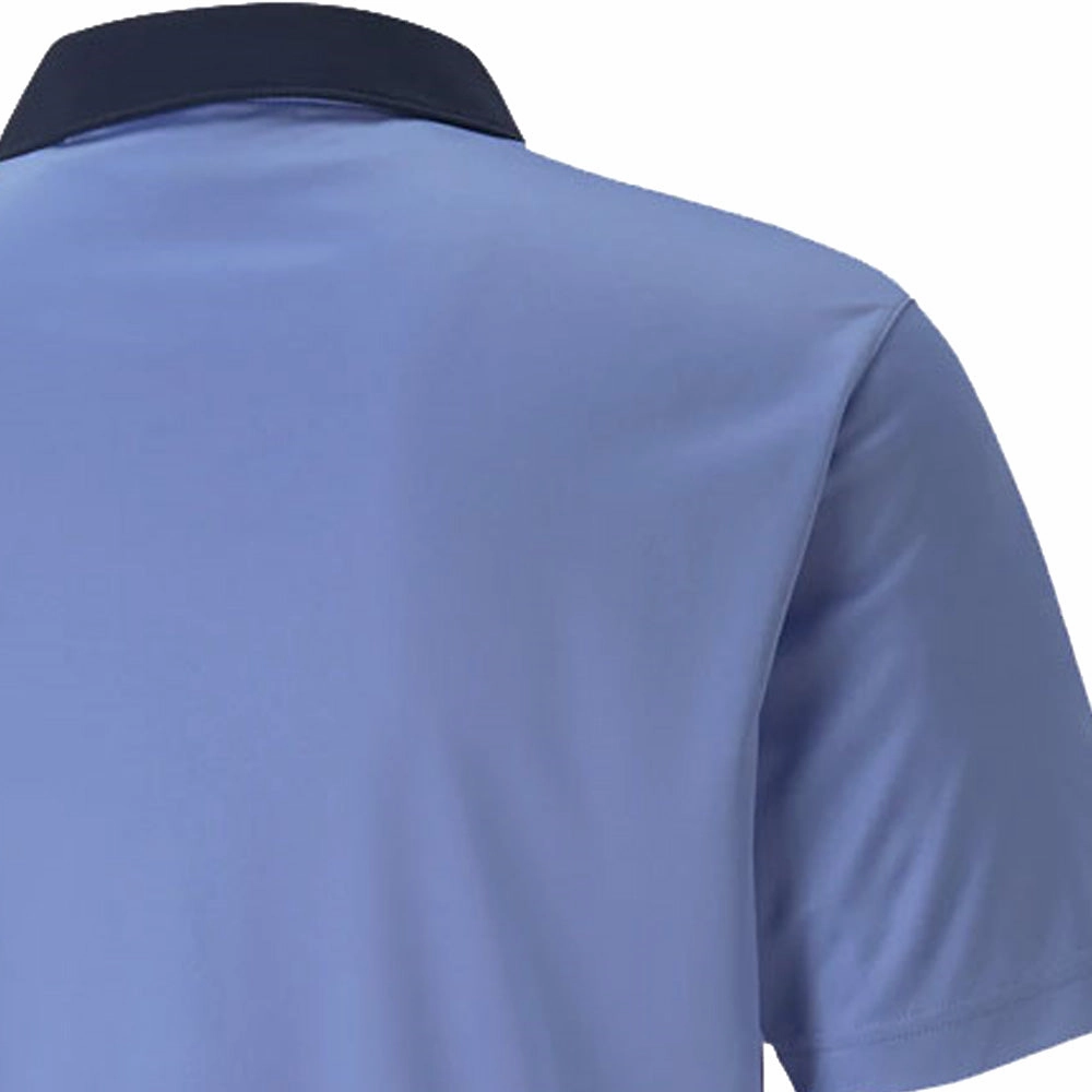 Puma Gamer Polo Shirt - Lavender Pop/Navy Blazer Linen blend