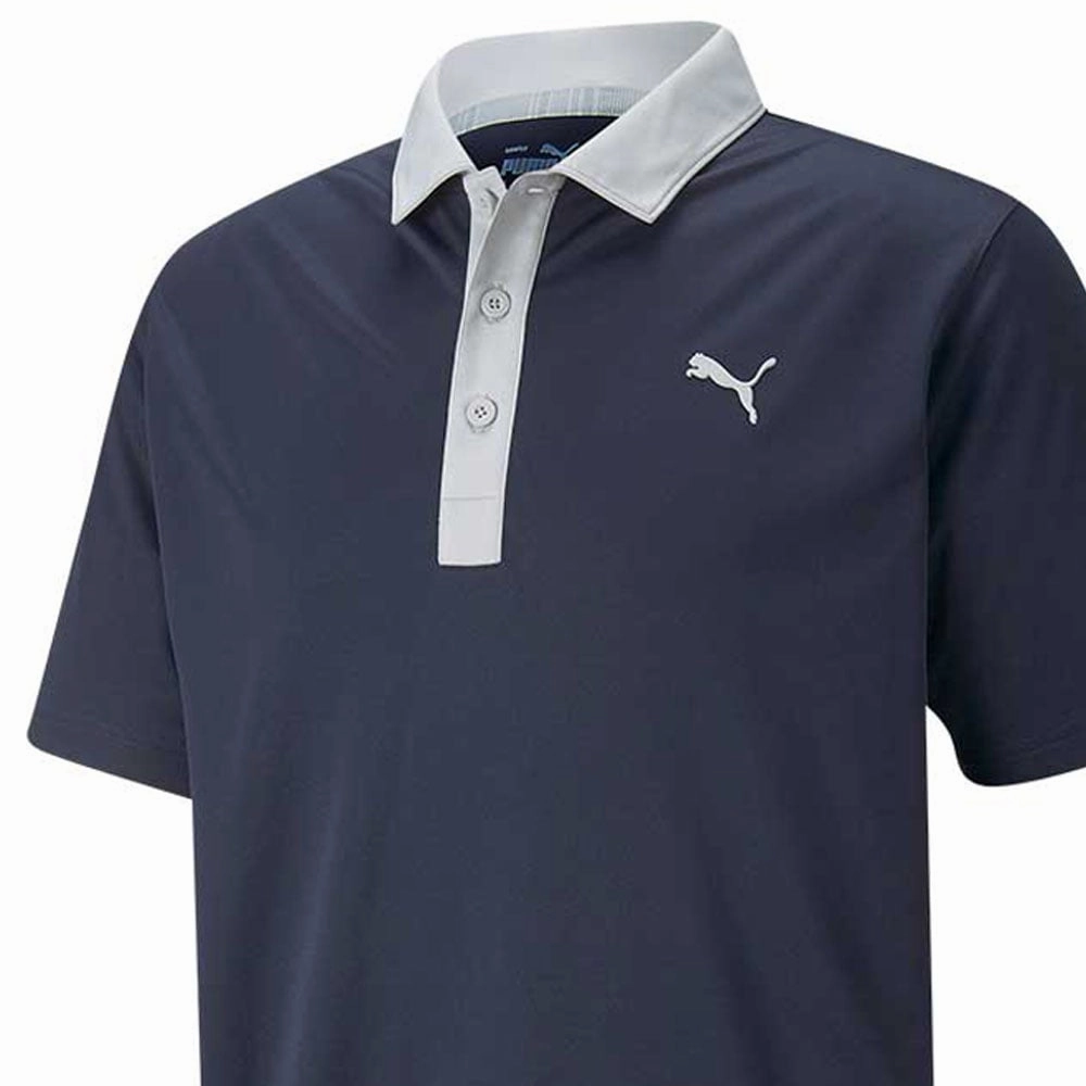 SeamlessConstruction Puma Gamer Polo Shirt - Navy Blazer/High Rise