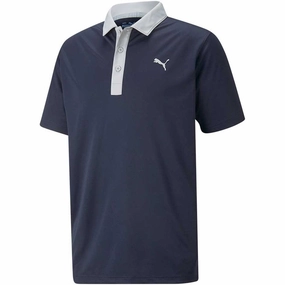 Essential Fashion Puma Gamer Polo Shirt - Navy Blazer/High Rise