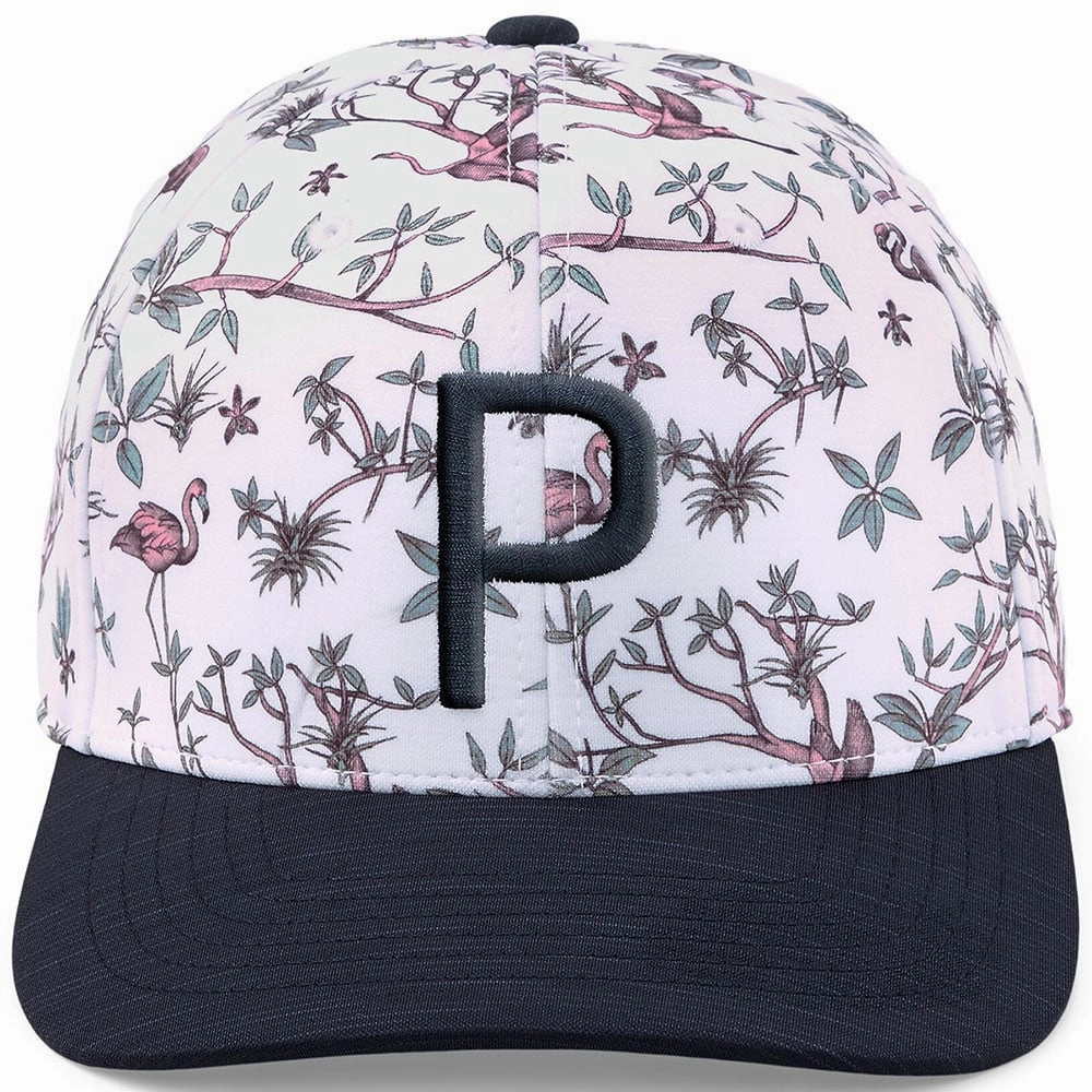 Puma Lagoon P Cap - White/Navy Festival Outfit