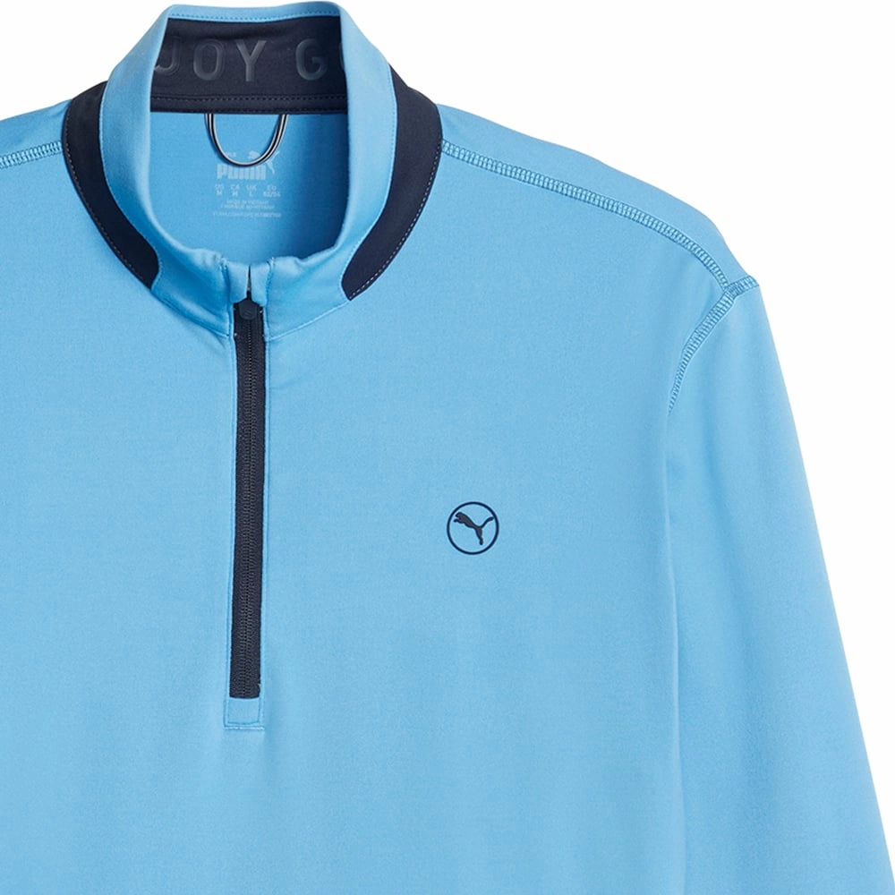 Puma Lightweight 1/4 Zip Pullover - Regal Blue/Navy Blazer Effortless Fashion Practical clothing