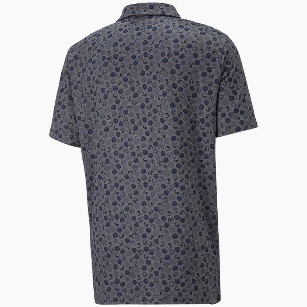 Weekend Smart Puma MATTR Beach Trip Polo Shirt - Quiet Shade/Navy Blazer