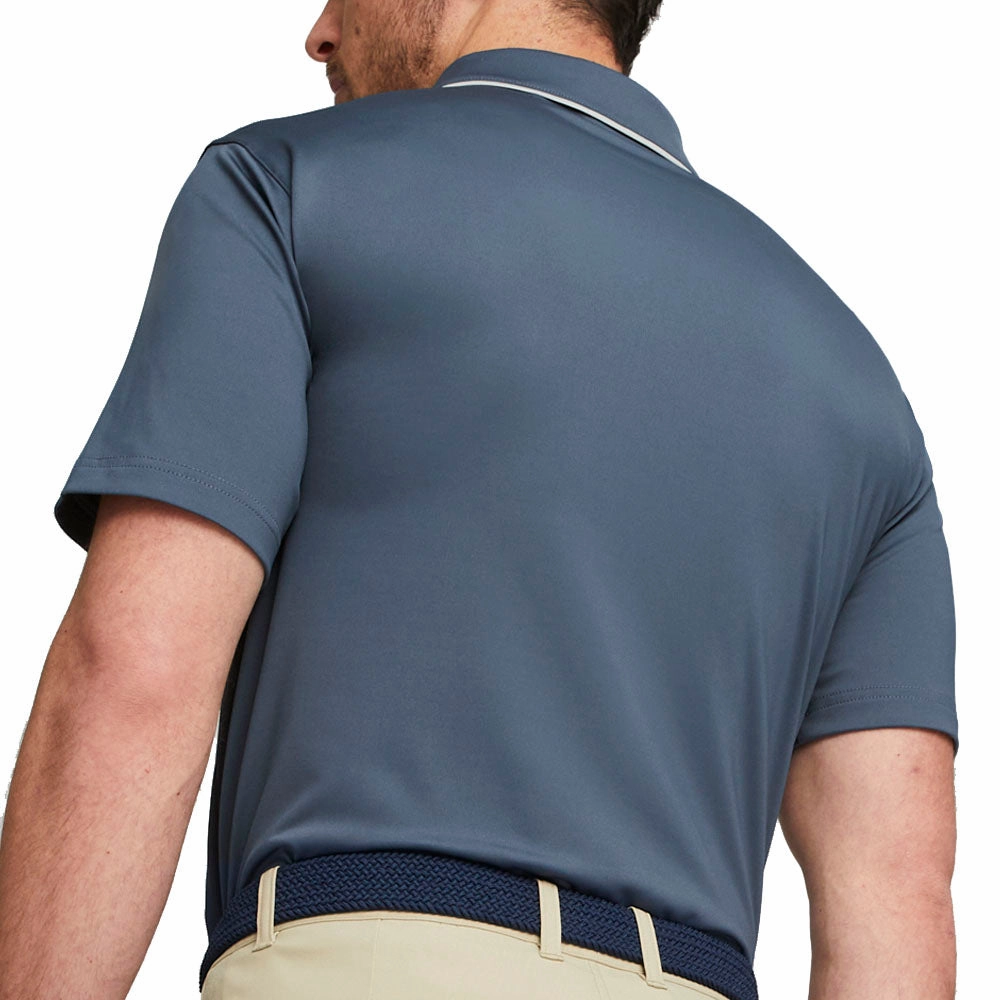 Puma MATTR Bridges Polo Shirt - Evening Sky Chic Smart EcoFriendlyDyes