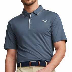 Puma MATTR Bridges Polo Shirt - Evening Sky Relaxed Wearable Beach Wear