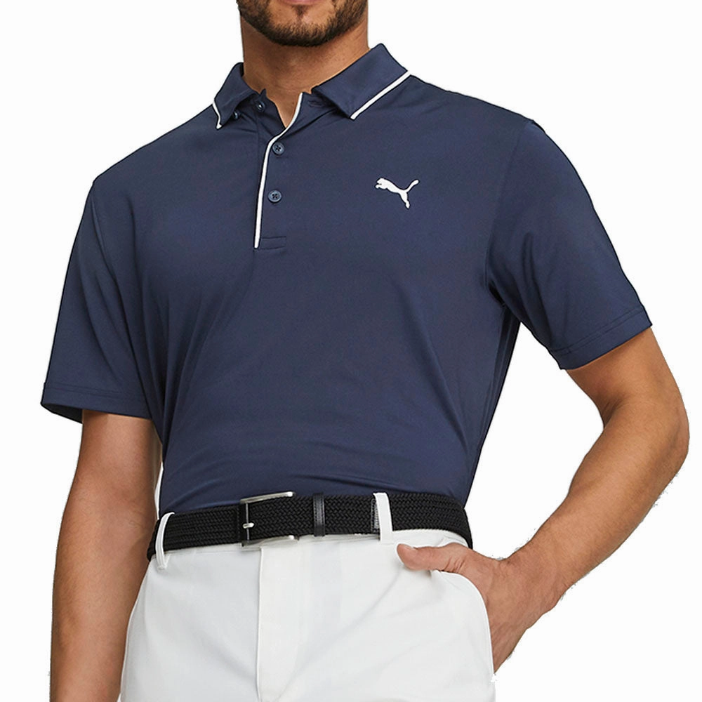 UV Protective Coating Puma MATTR Bridges Polo Shirt - Navy Blazer