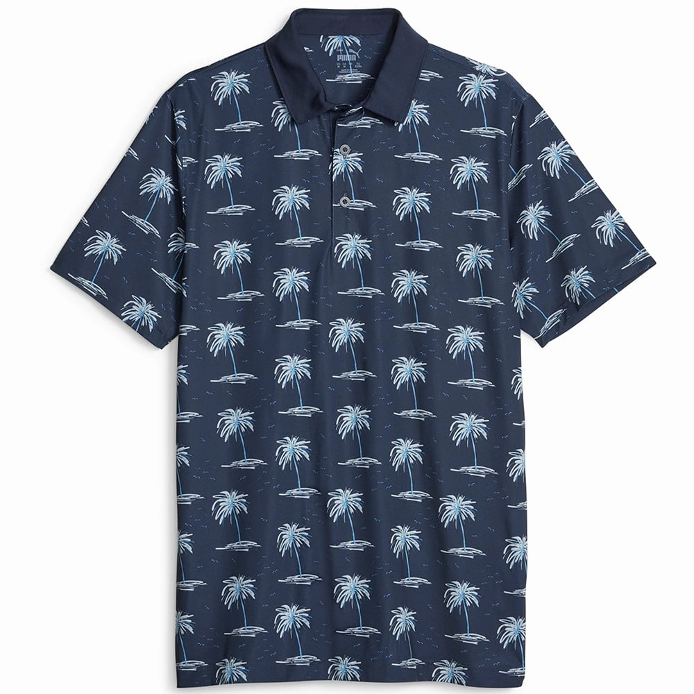 Classic Layer Stylish Layering Puma MATTR Mirage Polo Shirt - Navy Blazer/Regal Blue