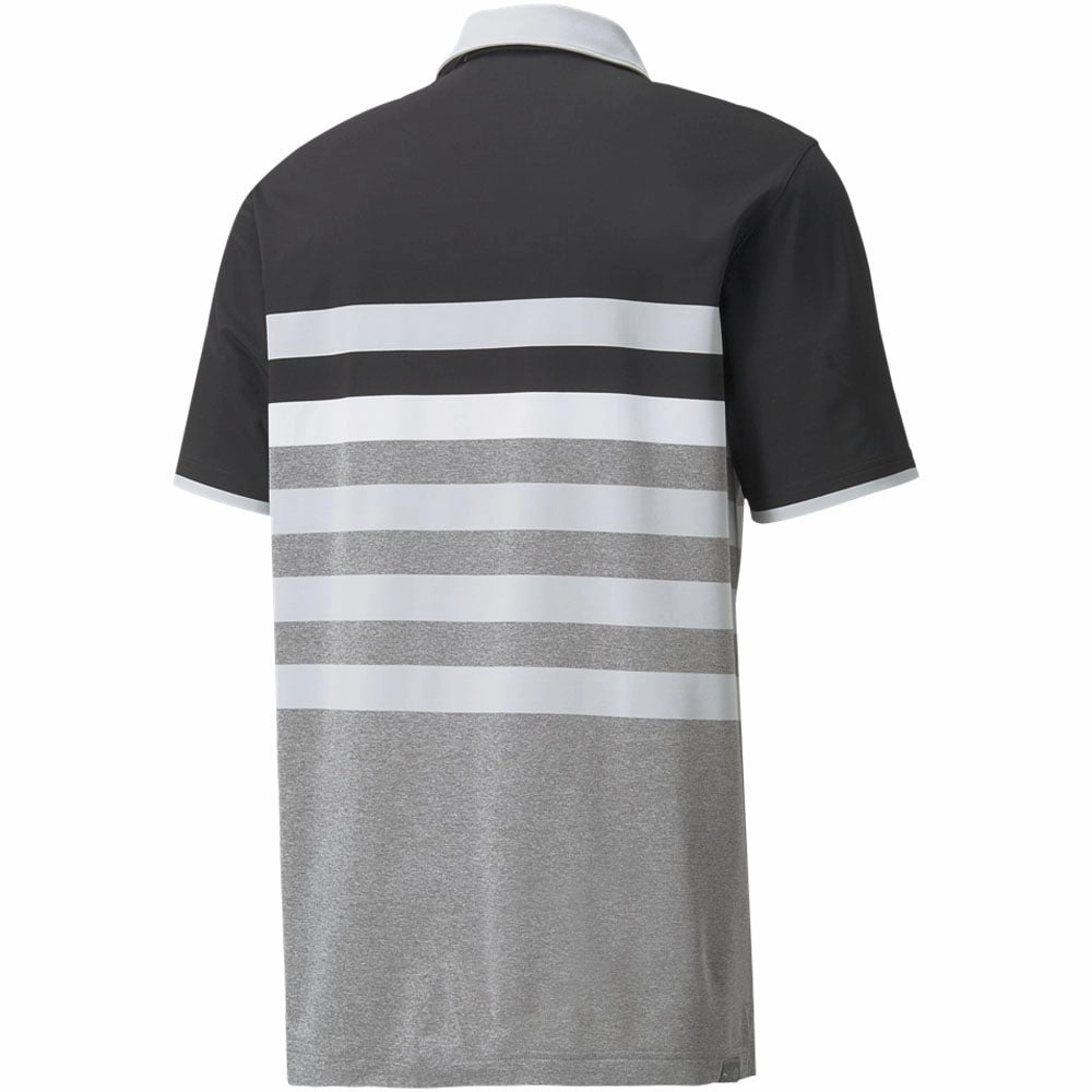 Smart Layer Puma MATTR One Way Polo Shirt - Black/High Rise
