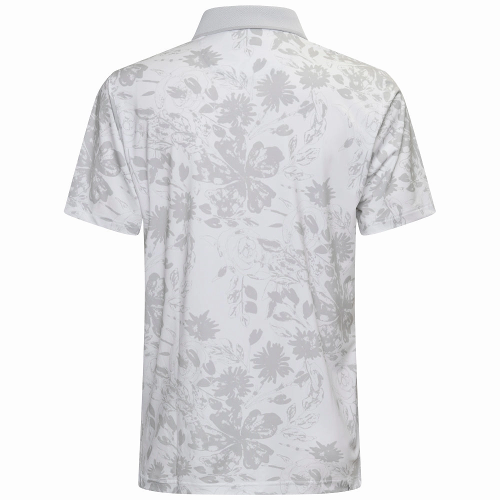 Puma MATTR Rose Polo Shirt - White Glow/Ash Gray Quick Drying sporty wear