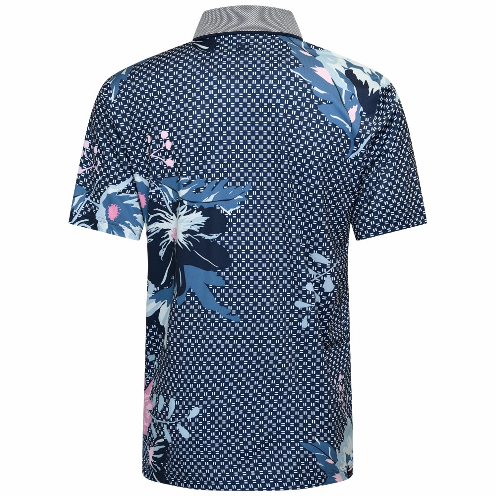 Puma MATTR Terrance Polo Shirt - Deep Navy Stretchable Weave Skin Friendly Lining